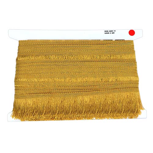 52029 Sullivans 50mm Rayon Cut Fringe - Harvest Gold 30mts