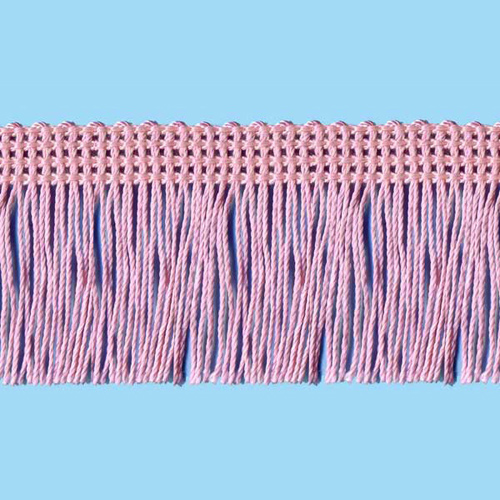 52050 Fringe Cut 75mm Light Pink