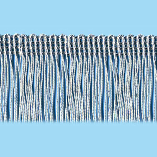 52098 Fringe Cut 100mm Silver Grey