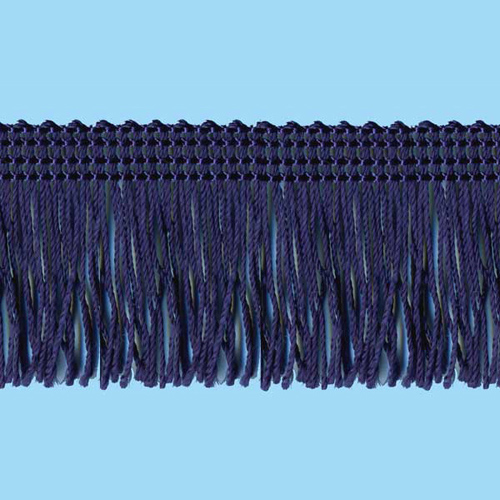 52157 Fringe Cut 300mm Navy