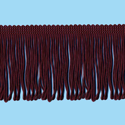 52235 Fringe Looped 45mm Burgundy