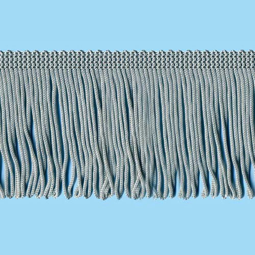 52308 Fringe Looped 70mm Silver Grey