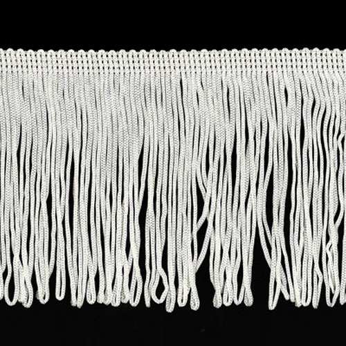52312 Fringe Looped 100mm White