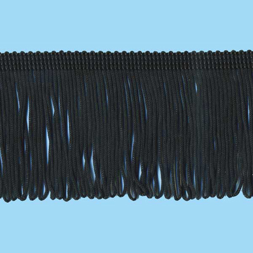 52348 Fringe Looped 150mm Black