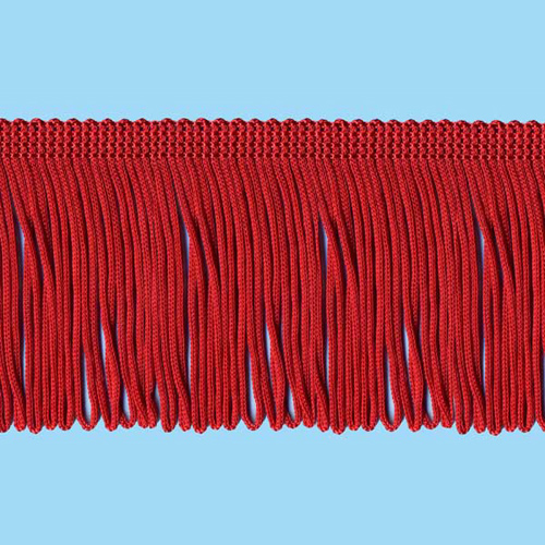 52353 Fringe Looped 150mm Atom Red