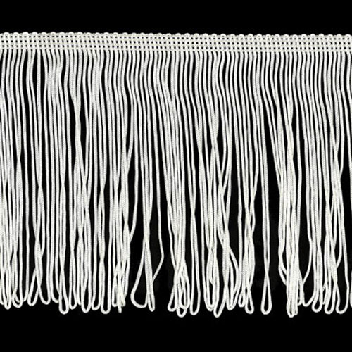 52430 Fringe Looped 300mm Bridal White
