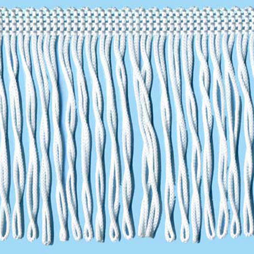 52432 Fringe Looped 300mm White