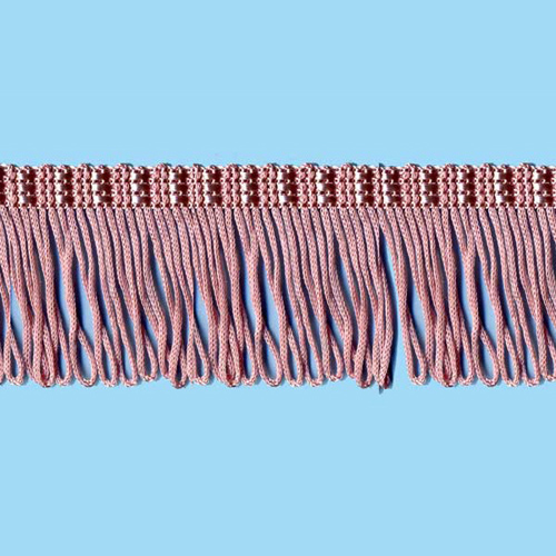 52470 Fringe Looped 25mm Light Pink