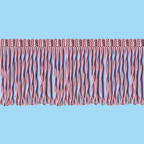 52471 Fringe Looped 25mm Pink