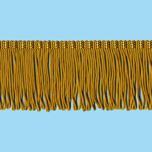 52480 Fringe Looped 25mm Burnt Gold