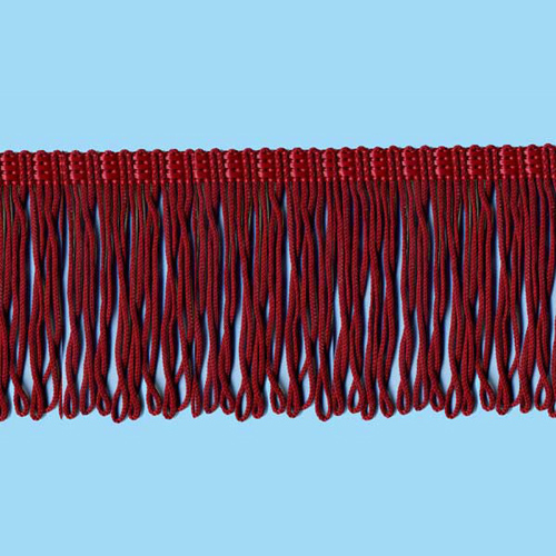52514 Fringe Looped 35mm Claret