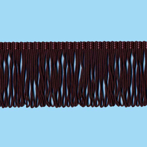 52515 Fringe Looped 35mm Burgundy