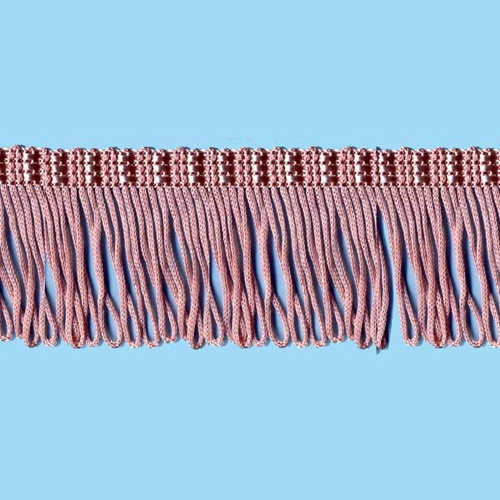 52550 Fringe Looped 45mm Light Pink