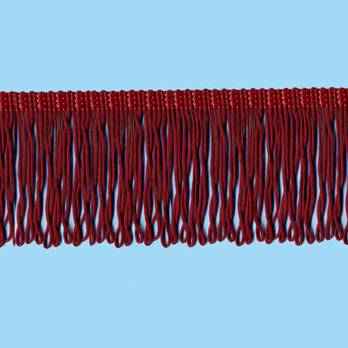 52554 Fringe Looped 45mm Claret