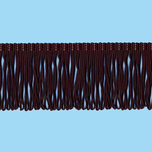 52555 Fringe Looped 45mm Burgundy