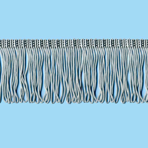 52568 Fringe Looped 45mm Silver Grey