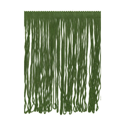 52572 Fringe Looped 200mm Olive