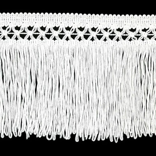 52579 Fringe Looped 130mm White