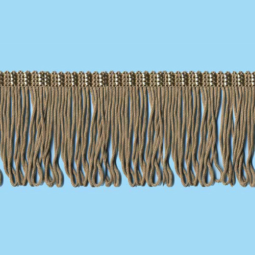 52586 Fringe Looped 70mm Beige