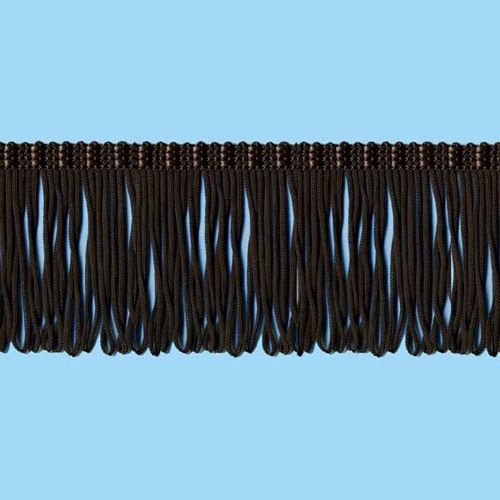 52587 Fringe Looped 70mm Brown