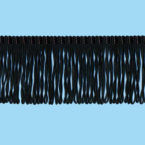 52588 Fringe Looped 70mm Black