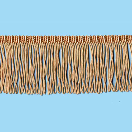 52589 Fringe Looped 70mm Peach