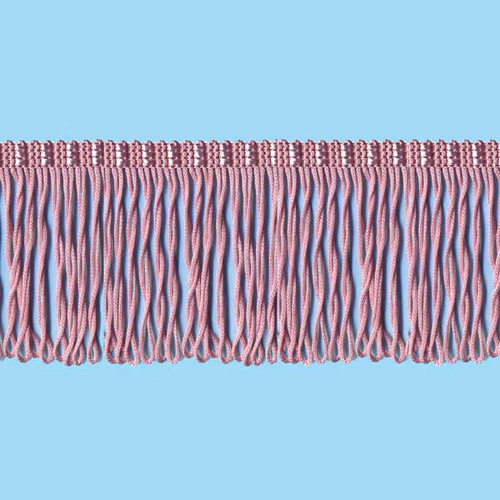 52591 Fringe Looped 70mm Pink