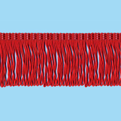 52593 Fringe Looped 70mm Atom Red