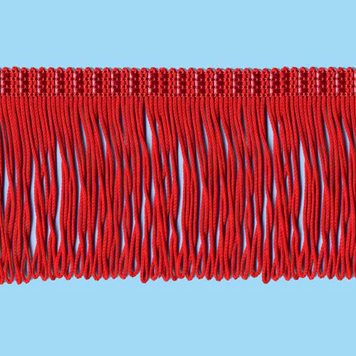 52633 Fringe Looped 150mm Atom Red