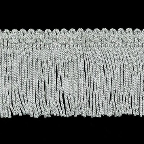 52726 Fringe Cut 50mm Silver Grey
