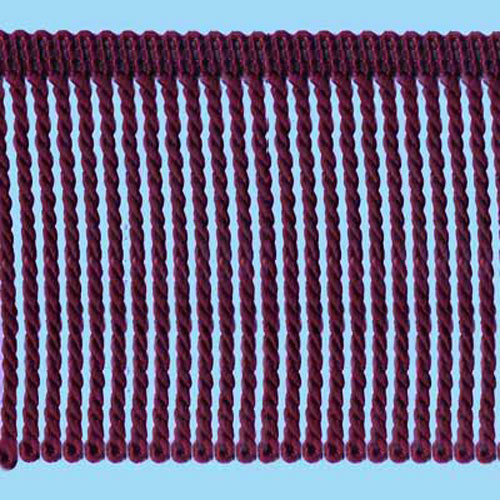 52827 Fringe Bullion 70mm Burgundy