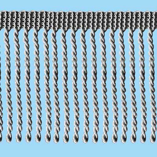 52841 Fringe Bullion 70mm Silver Grey