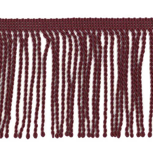 52868 Fringe Bullion 100mm Burgundy