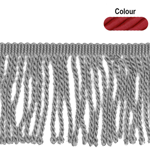 52956 Fringe Bullion 100mm Claret