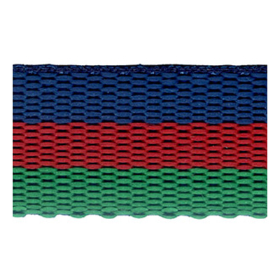 53010 Webbing 25mm Emerald Red Navy