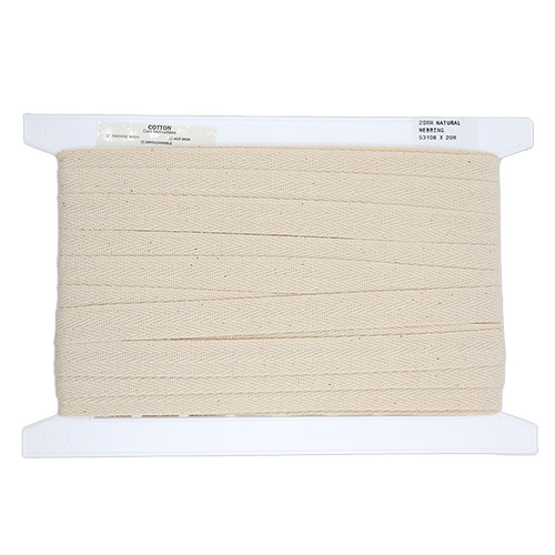 53108 Sullivans 20mm Cotton Webbing - Natural 20mts