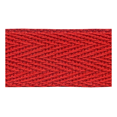 53122 Webbing Cotton 25mm Red