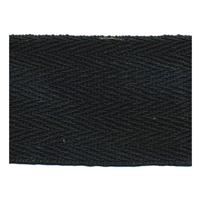 53126 Webbing Cotton 50mm Black