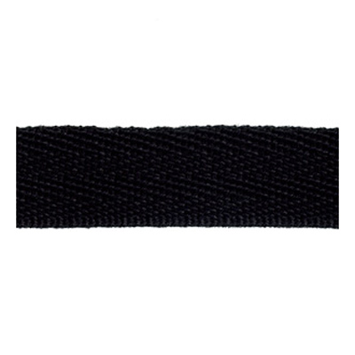 53131 Webbing Cotton 25mm Black