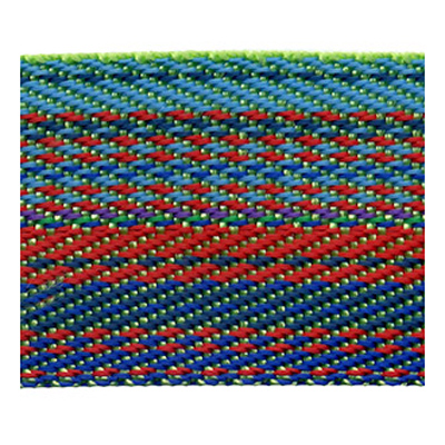53214 Webbing Polypropylene 50mm Multi Stripe