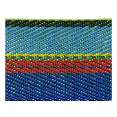 53232 Webbing Polypropylene 50mm Multi Stripe
