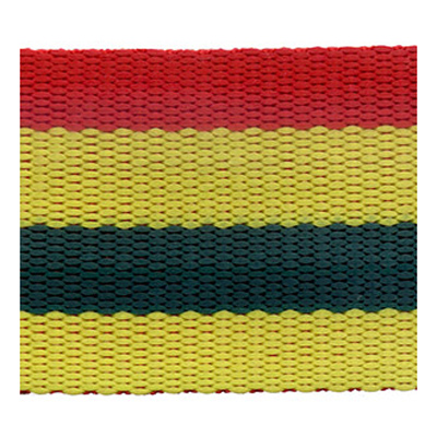 53387 Webbing Polypropylene 50mm Multi Stripe