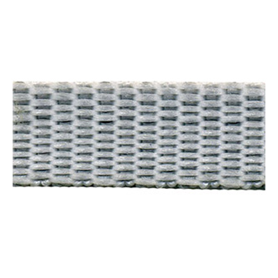 53427 Webbing Polypropylene 12mm White Black