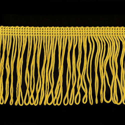 54070 Fringe Looped 70mm Gold