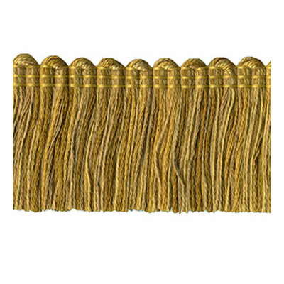 54201 Fringe Ruche 35mm Old Gold Multi