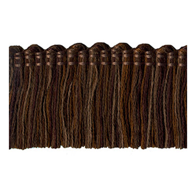 54202 Fringe Ruche 35mm Chocolate Multi