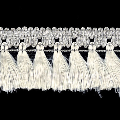 54257 Fringe Tassel 45mm Light Beige
