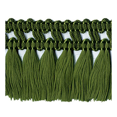 54285 Fringe Tassel 45mm Olive