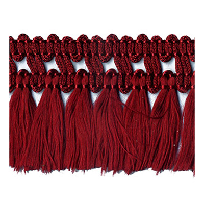 54286 Fringe Tassel 45mm Wine