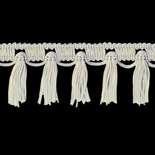 54308 Fringe Tassel 50mm Cream